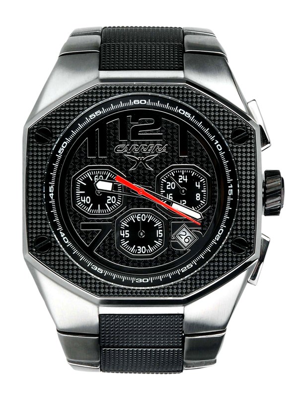 Carrera Men Dial steel finish strap Silver Watches