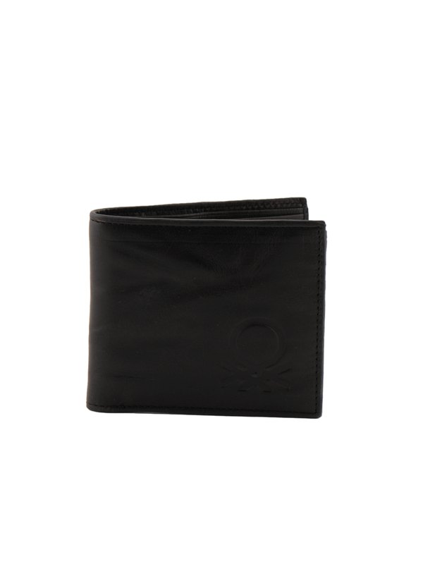 United Colors of Benetton Men Solid Black Wallets
