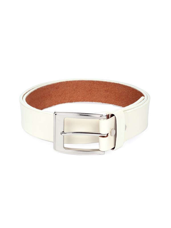 Bulchee Men Plain Jeans White Belt