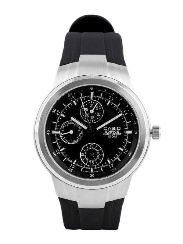 CASIO EDIFICE Men Black Dial Chronograph Watch ED60