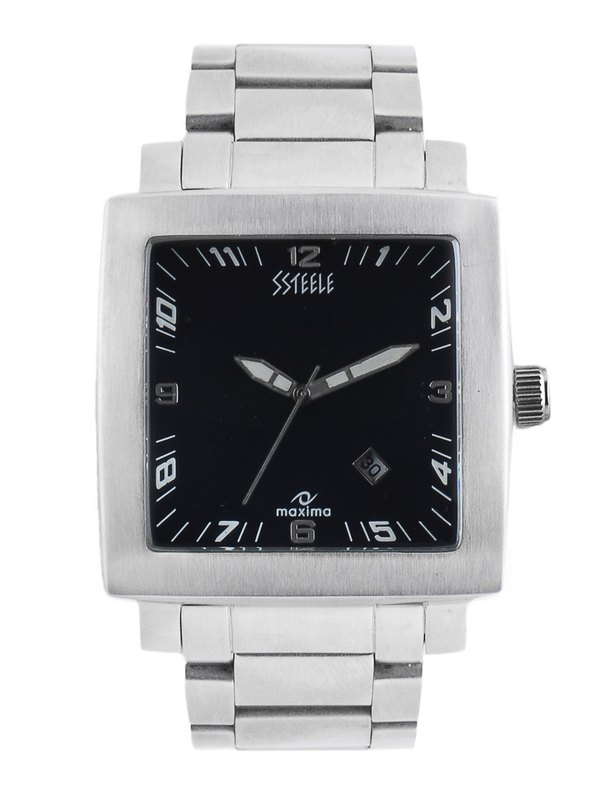 Maxima Men Black Dial Watch