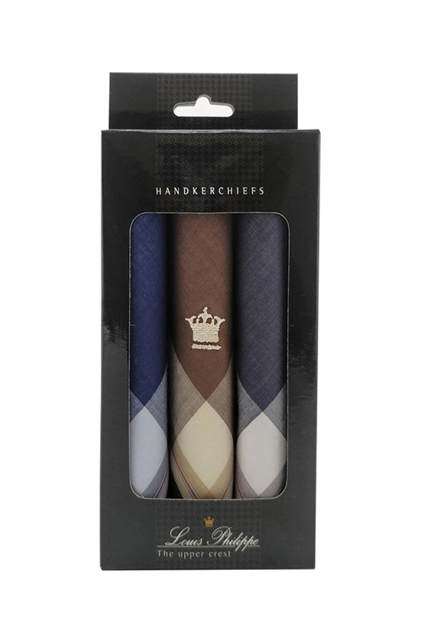 Louis Philippe Men Pack Of 3 Solid Accessory Gift Set