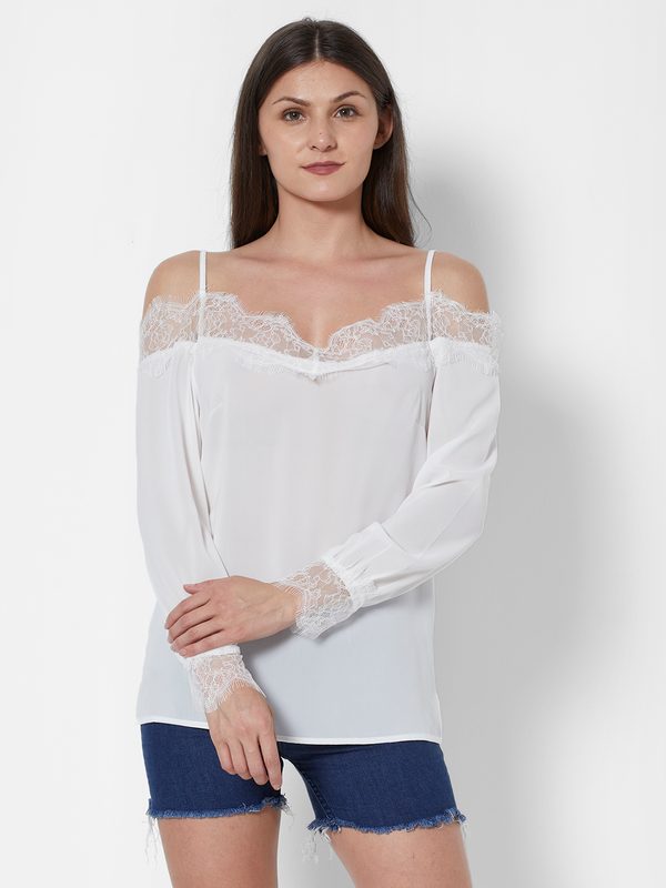 URBANIC Women White Solid Top