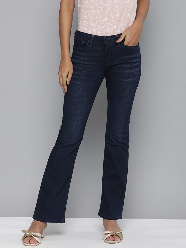 Levis Women Blue 715 Bootcut Light Fade Stretchable Jeans