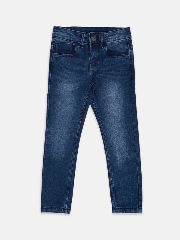 Pantaloons Junior Boys Tapered Fit Light Fade Jeans