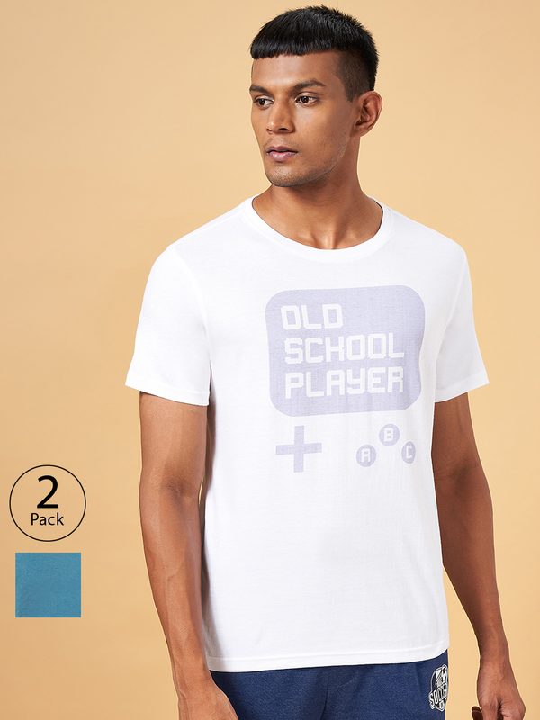 Ajile by Pantaloons Pack Of 2 Cotton T-shirt