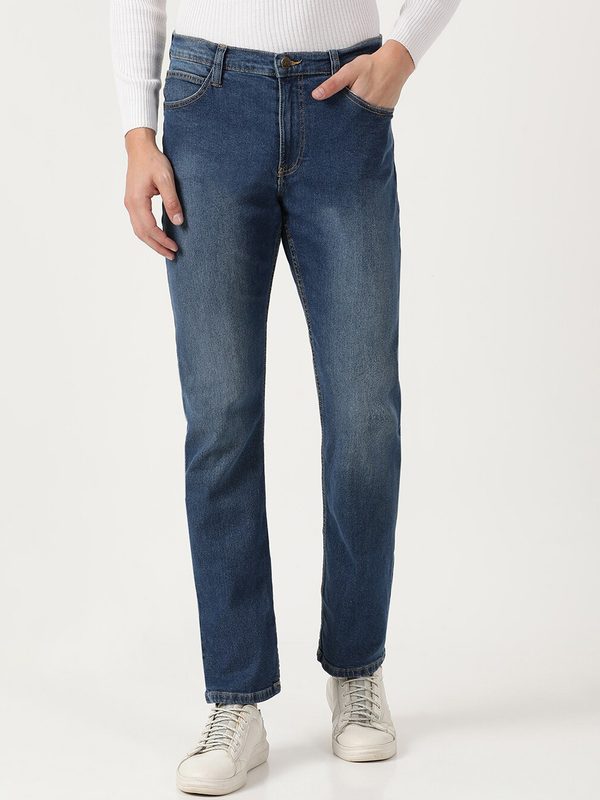 Lee Men Blue Rodeo Light Fade Stretchable Jeans