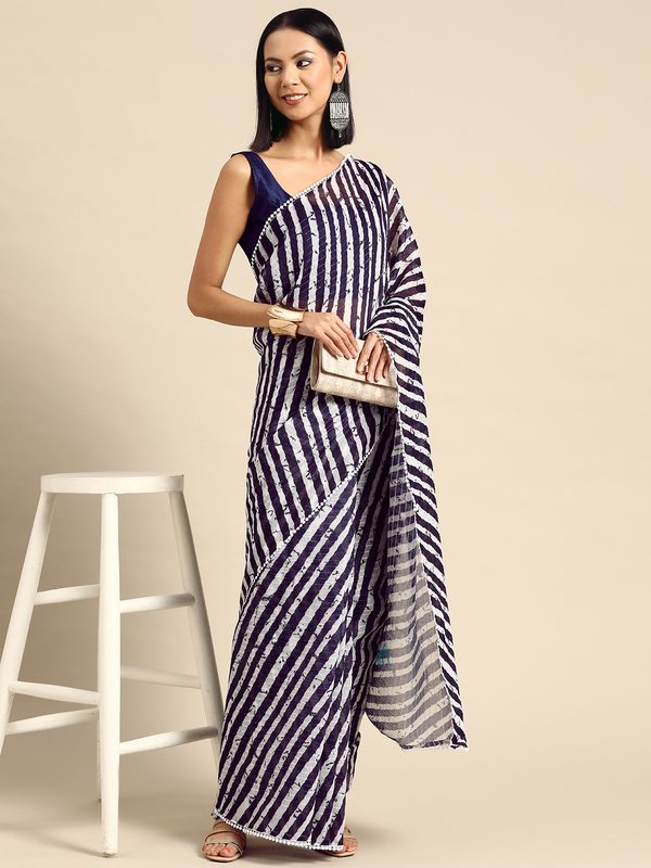 all about you Leheriya Sequinned Saree