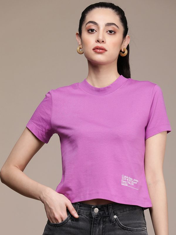 Calvin Klein Jeans Women Typography Printed T-shirt