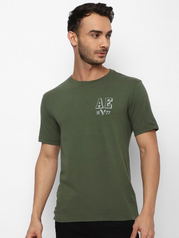 AMERICAN EAGLE OUTFITTERS Men Typography Printed Cotton T-shirt