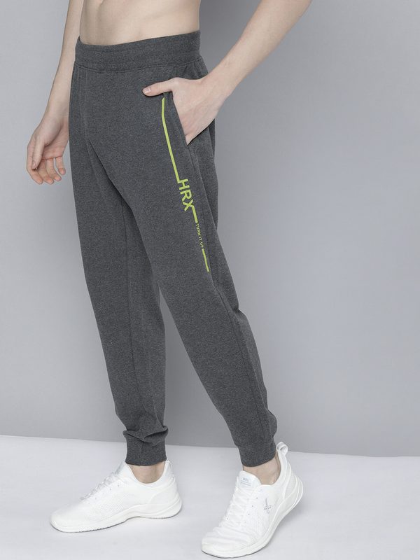 HRX by Hrithik Roshan Men Regular Fit Typography Lifestyle Joggers