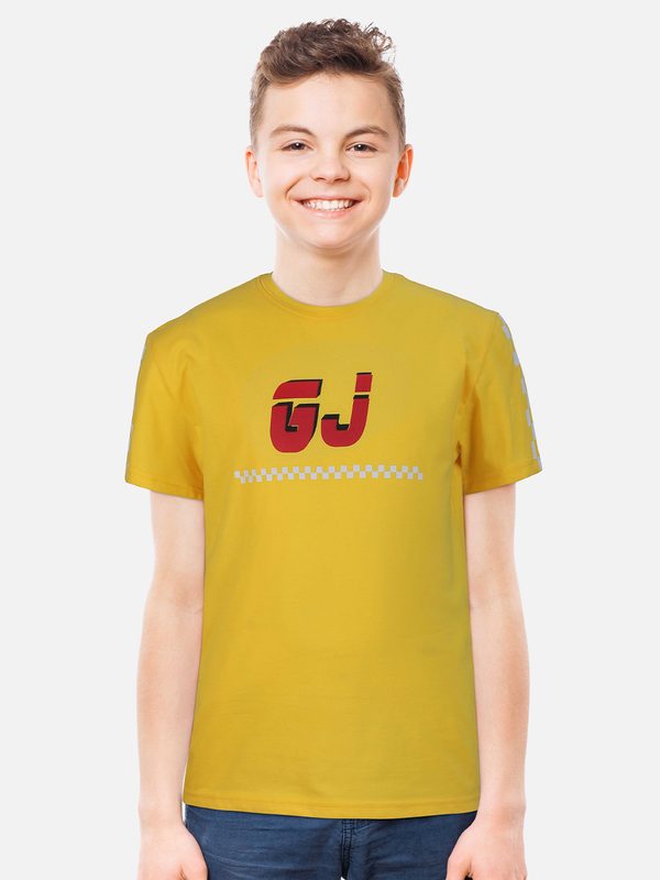 Gini and Jony Boys Graphic Printed Cotton T-shirt