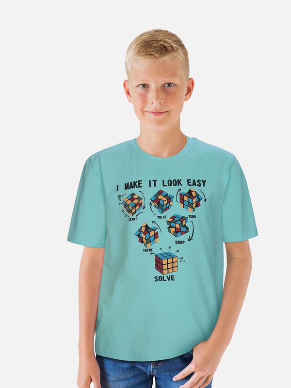 Gini and Jony Boys Printed Extended Sleeves T-shirt