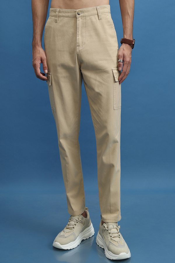 HIGHLANDER Men Regular Fit Cargo Trousers