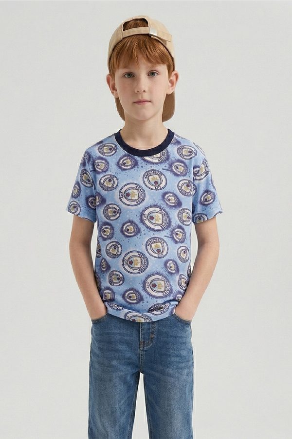 Eteenz Boys Premium Cotton Manchester City Printed T-shirt