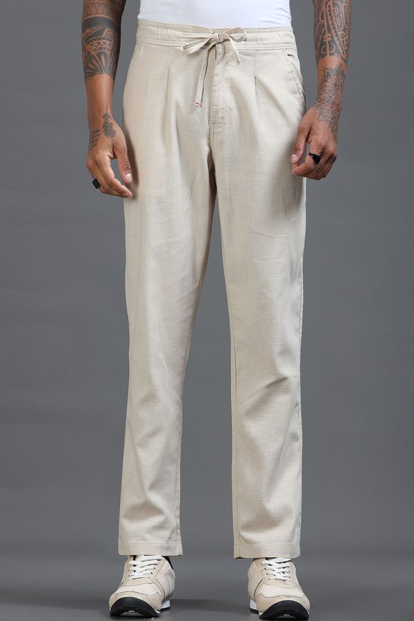 The Roadster Lifestyle Co Men Relaxed Fit Mid-Rise Trousers