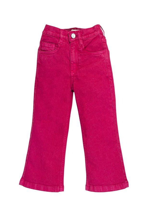 YK Girls Flared Low-Rise Stretchable Jeans