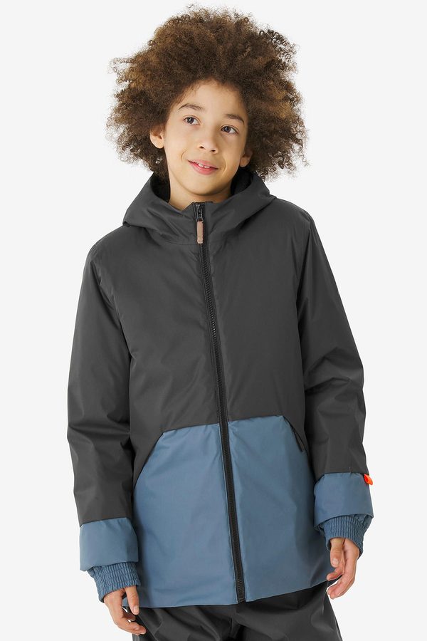 Decathlon Wedze - Kids Blue and Grey SKI100 Waterproof Ski Jacket