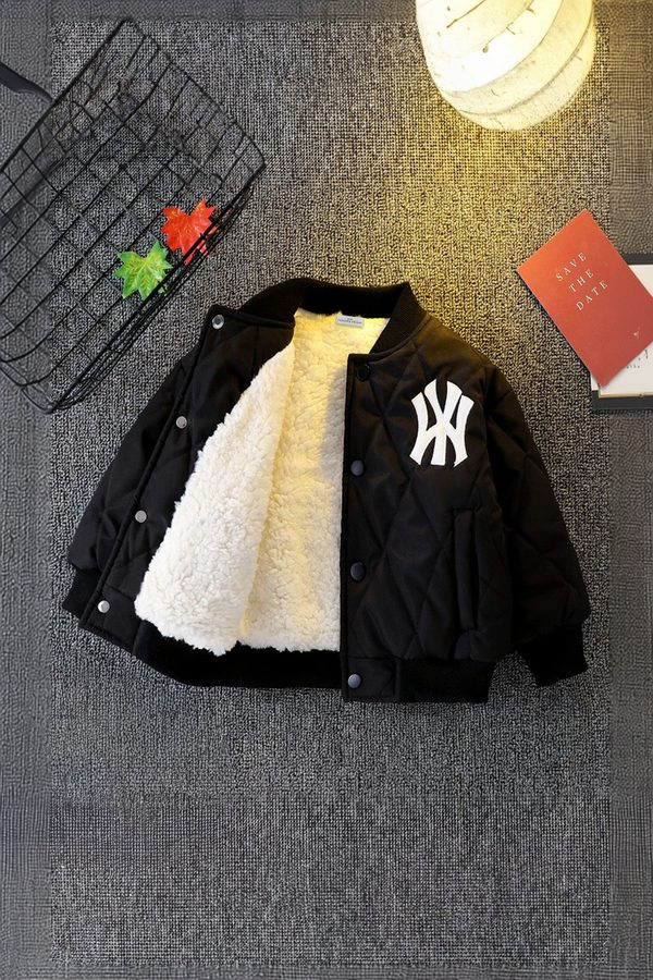 FOREVER FRIDAY Boys Solid Quilted Bomber Jacket