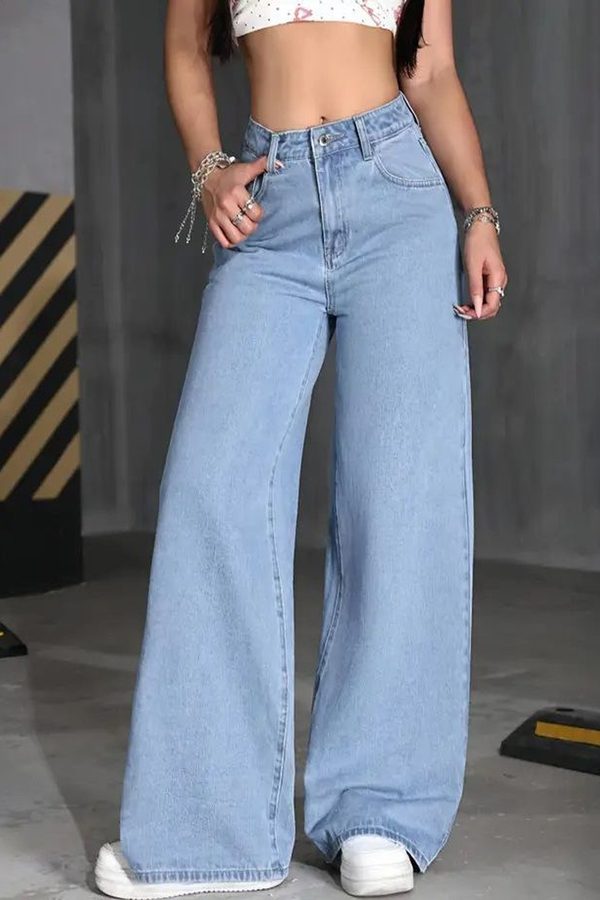 KASHIANXSTYLE Women Relaxed Fit High-Rise Jeans