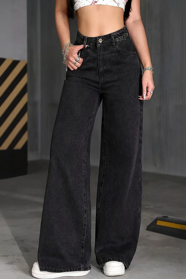 KASHIANXSTYLE Women Relaxed Fit High-Rise Light Fade Jeans