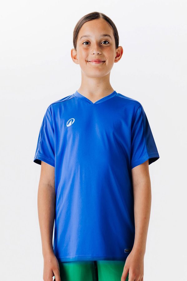 Decathlon Kipsta - Kids Blue Essential Moisture Managing Football Jersey