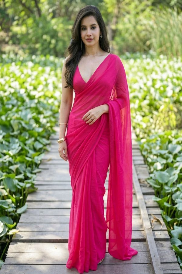 Moda Rapido Poly Georgette Designer Saree