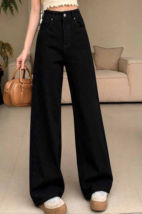 KASHIANXSTYLE Women Comfort High-Rise Acid Wash Stretchable Jeans