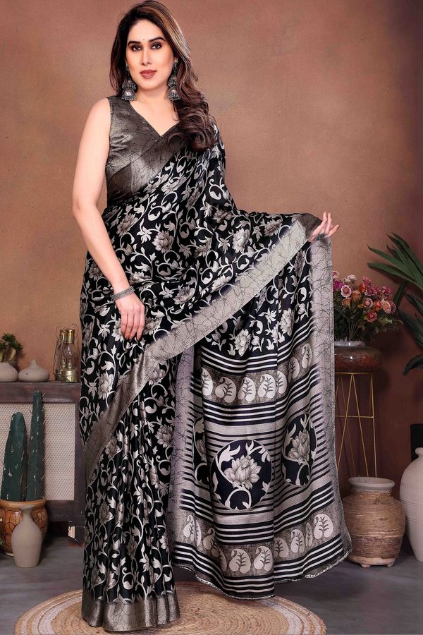 KING VULTURE Floral Saree