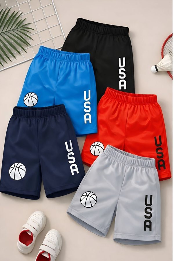 CUTE N TIGHT Boys Printed Training or Gym Sports Shorts