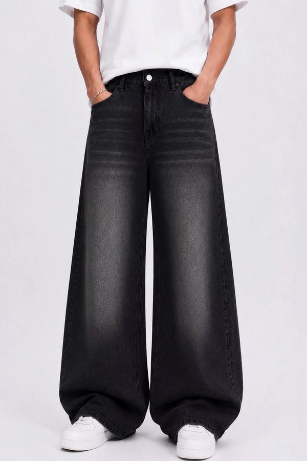 me Queen Men Mid-Rise Light Fade Ombre Jeans