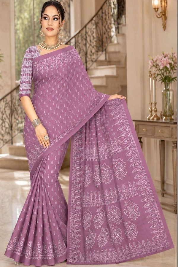 Karishma Pure Cotton Bandhani Saree