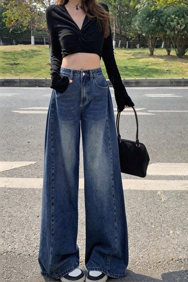 Encrypt Women High-Rise Low Distress Light Fade Jeans