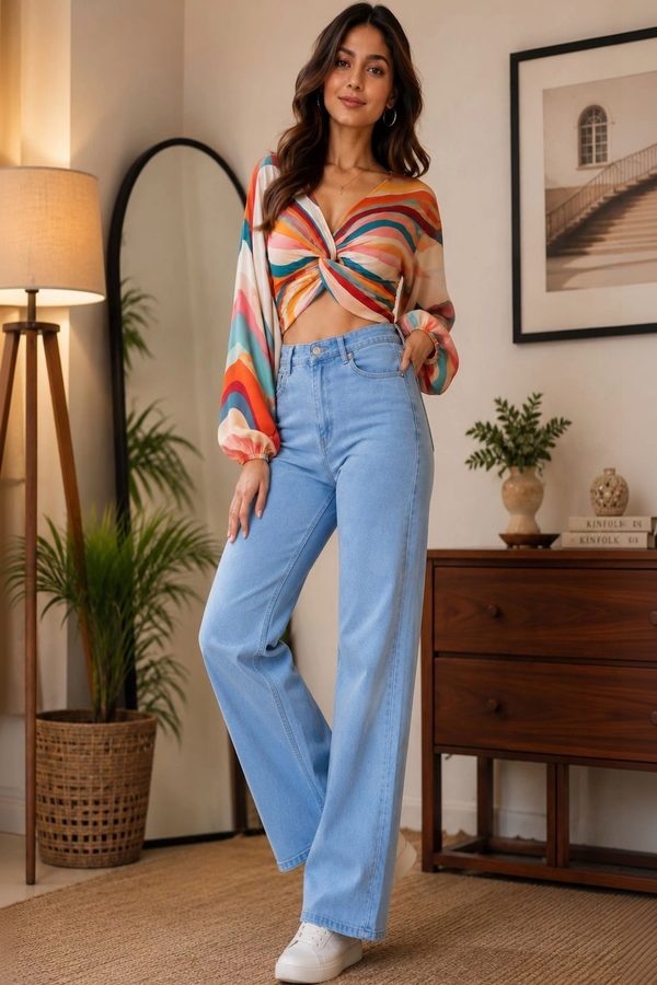 cnw Women Straight Fit Mid-Rise Jeans