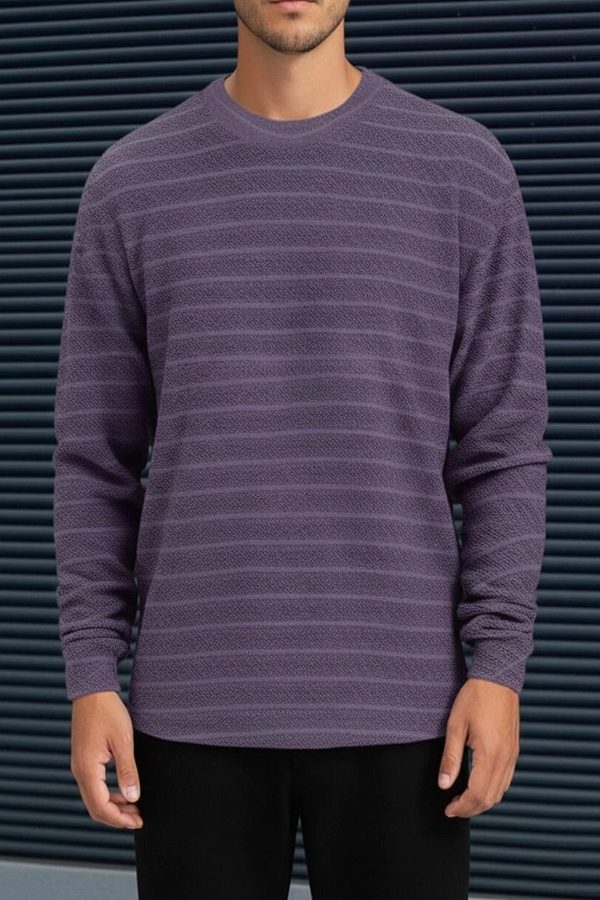 Metronaut Men Striped T-shirt