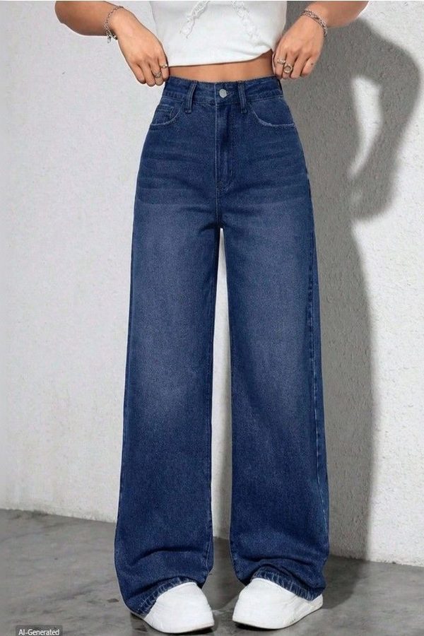 Encrypt Women High-Rise Light Fade Jeans