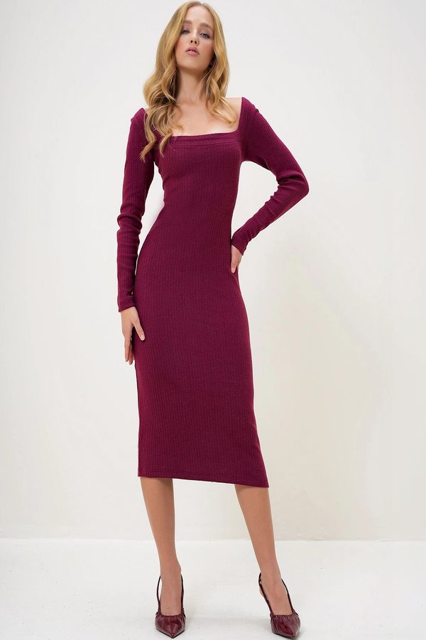 Trend Alacati stili Bodycon Midi Dress