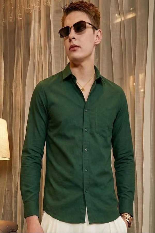 NEW-18 Men Standard Casual Shirt