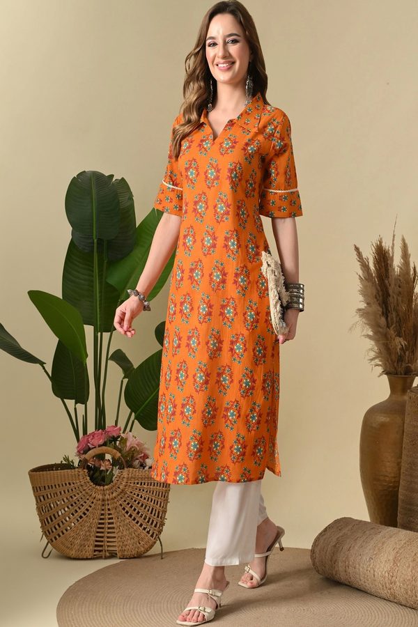 JEMCY Women Floral Printed Floral Kurta