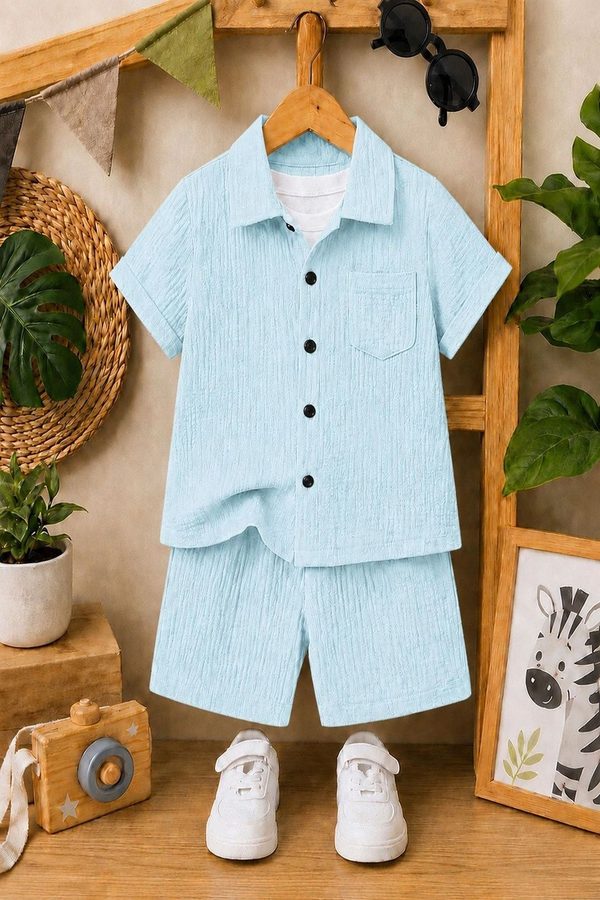 HERE&NOW Boys Shirt with Shorts