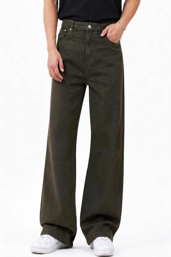 MQ Denim Men Straight Fit Mid-Rise Jeans