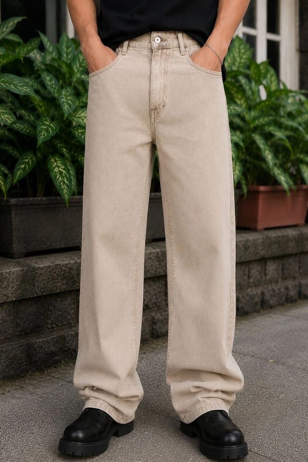 MQ Denim Men Straight Fit Mid-Rise Jeans