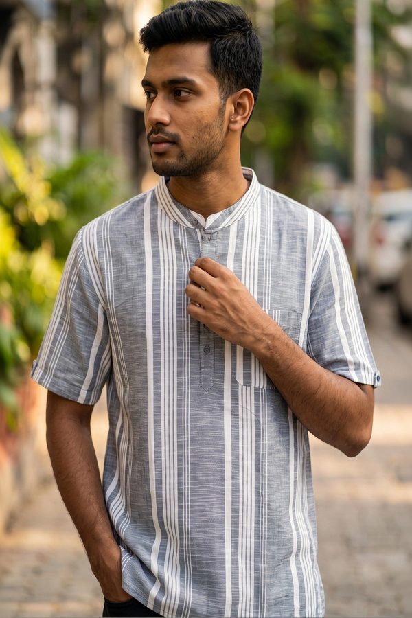 Cot'N Soft Men Striped Kurta