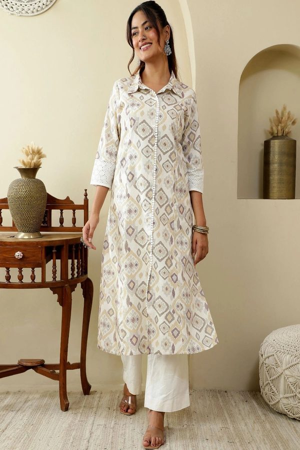 Anouk Women Geometric Printed Kurta