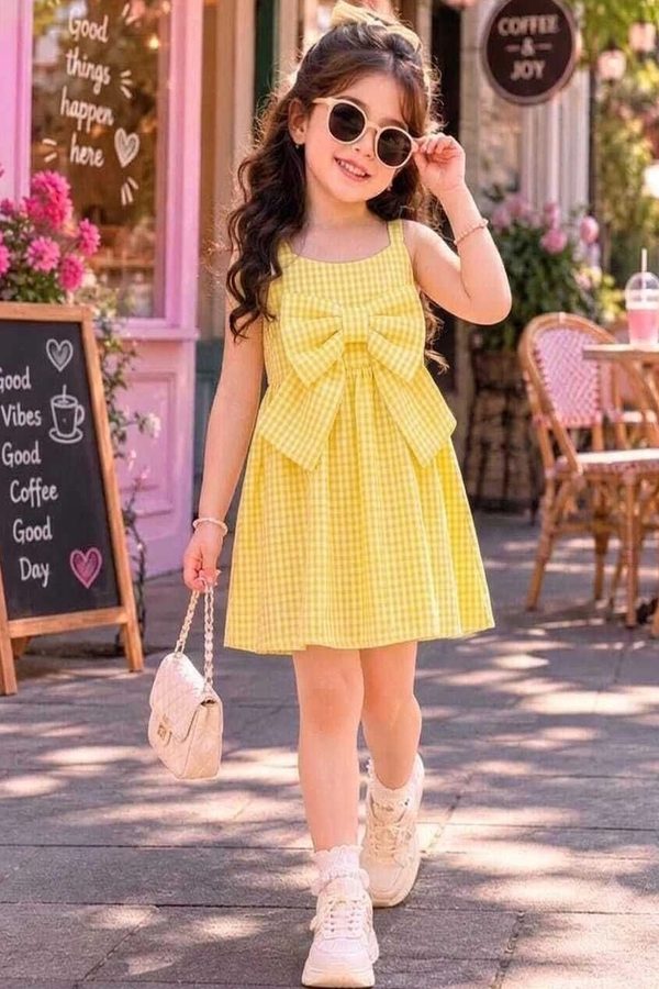 Sweety Rani Checked A-Line Dress